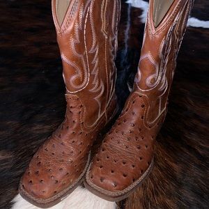 Boys Roper Ostrich Boots